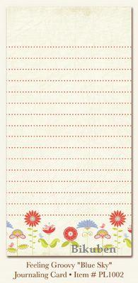 Penny Lane: Feeling Groovy - "Blue Sky" Journaling Card
