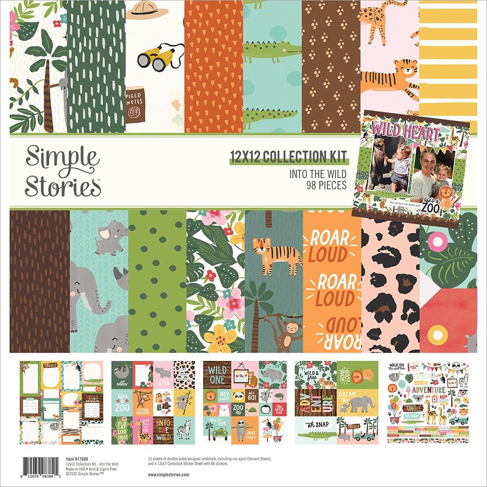Simple Stories - Into the wild - Collection Kit  - 12 x 12"