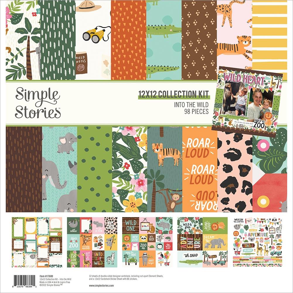 Simple Stories - Into the wild - Collection Kit - 12 x 12"