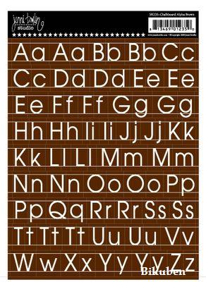 Jenni Bowlin: Chalkboard Alpha Brown
