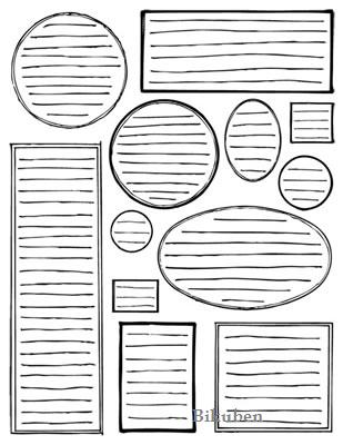 Hambly: Journaling Bits Rub Ons - BLACK