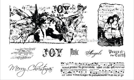 Rubber Stamp Concept: Joy  Stamp Set