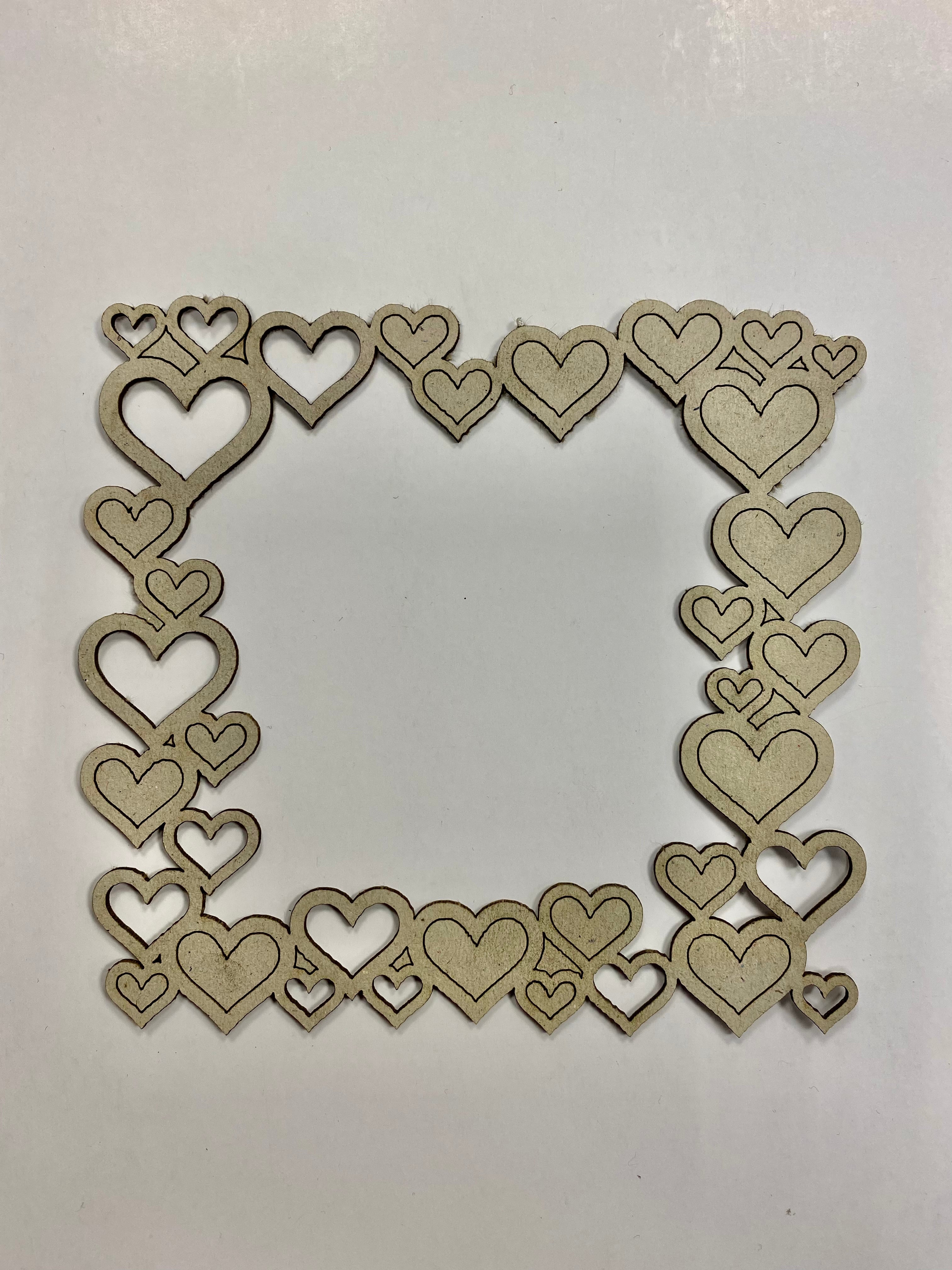 Blue Fern Studios - Chipboard - Heart Frame