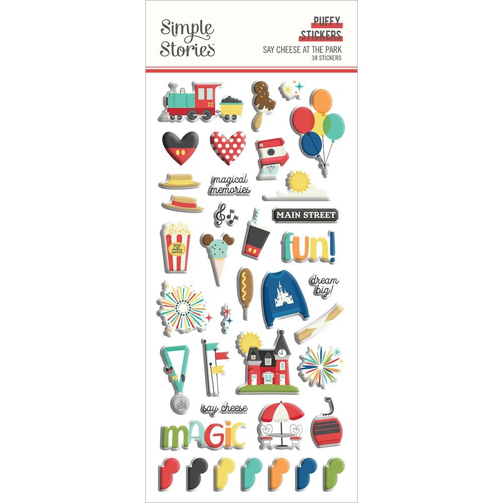 Simple Stories - Say cheese at the park - Puffy  Stickers