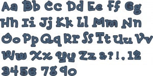 QK-Maggie Mini SKYGGE-Alfabet