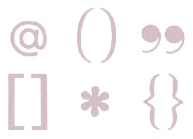 QK Punctuation Die Set