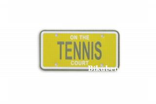 Karen Foster: Mini License Plate - Tennis