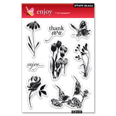 Penny Black: Enjoy - clearstamps