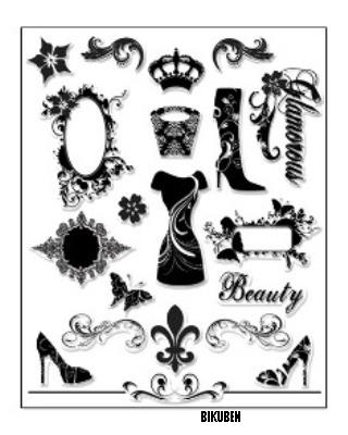 Creative Imaginations: So Stylish - clearstamps