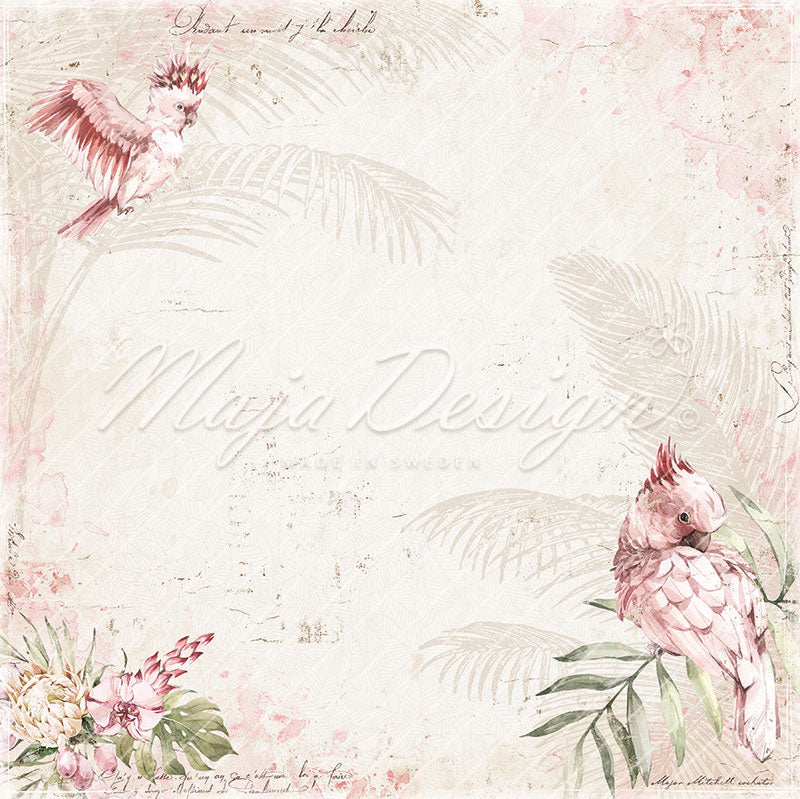 Maja Design - Tropical Garden - Cockatoo   -   12 x 12"