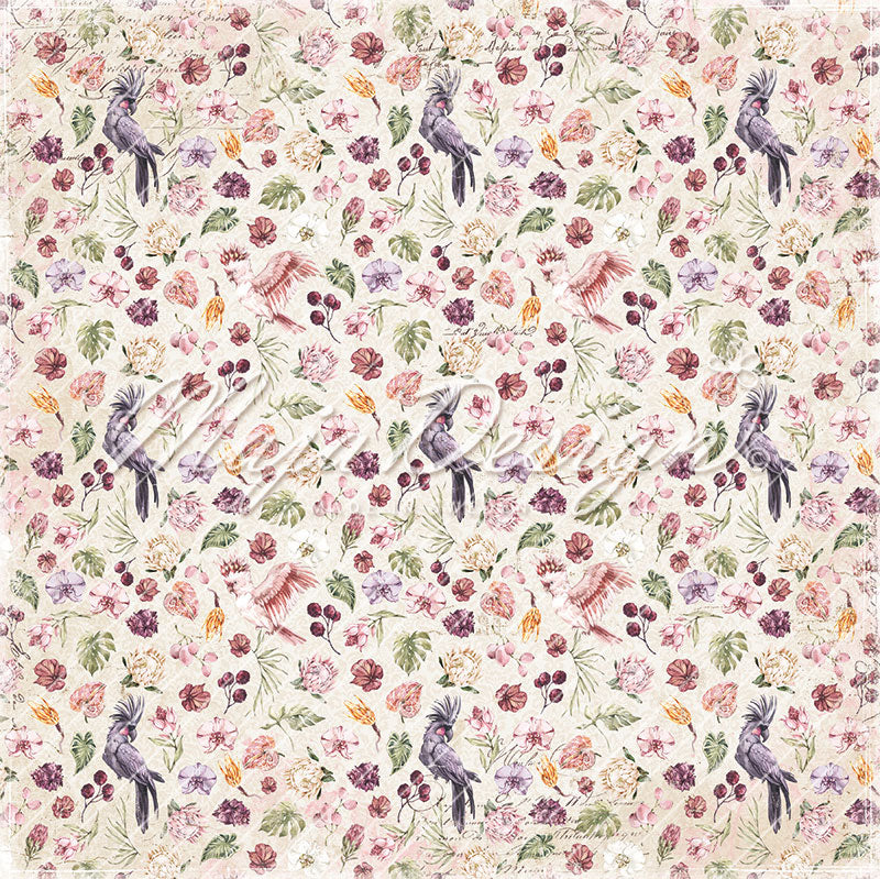 Maja Design - Tropical Garden - Colorful -   12 x 12"