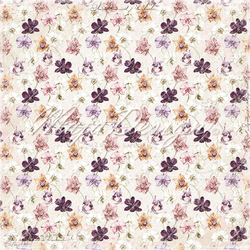 Maja Design - Tropical Garden - Orchids -   12 x 12"