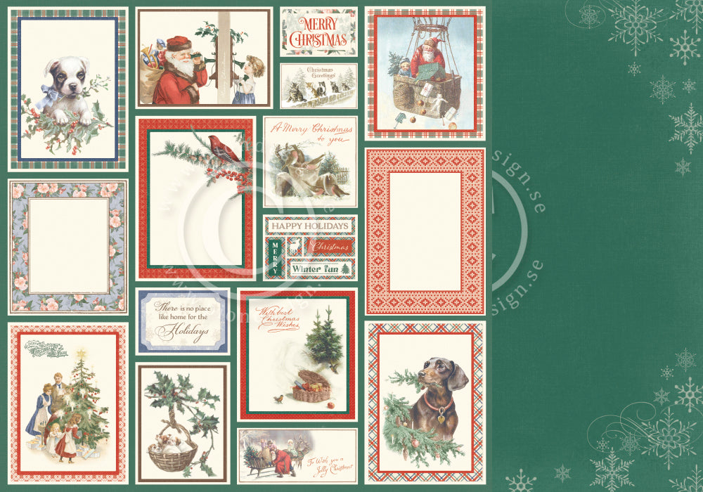 Pion Design - Home for Christmas - Happy Holidays - 12 x 12"