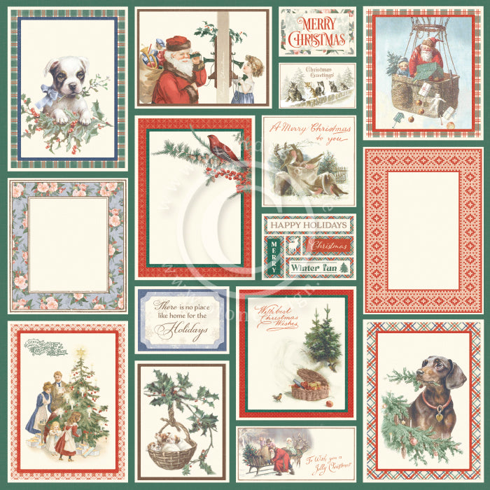 Pion Design - Home for Christmas - Happy Holidays - 12 x 12"