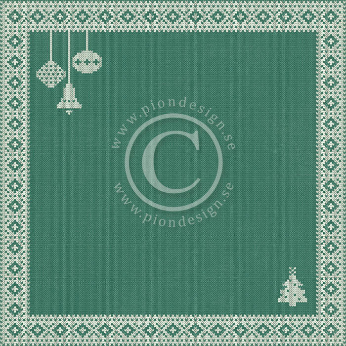 Pion Design - Home for Christmas - Knitting joy - 12 x 12"