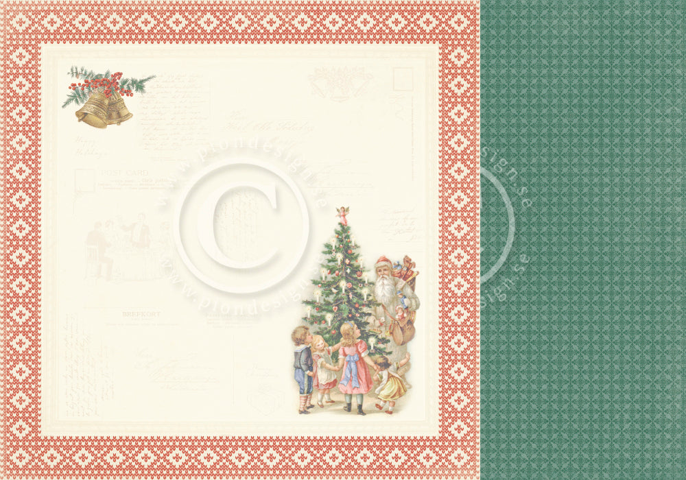 Pion Design - Home for Christmas - Christmas Eve - 12 x 12"