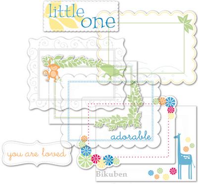 LYB:Baby Safari Boy - Clear Cuts Frames & Titles