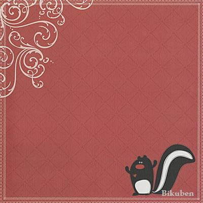 DCWV: Green Woodland - Skunk 12 x 12"