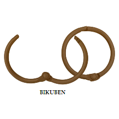 7gypsies: Large chocolate brown binding rings