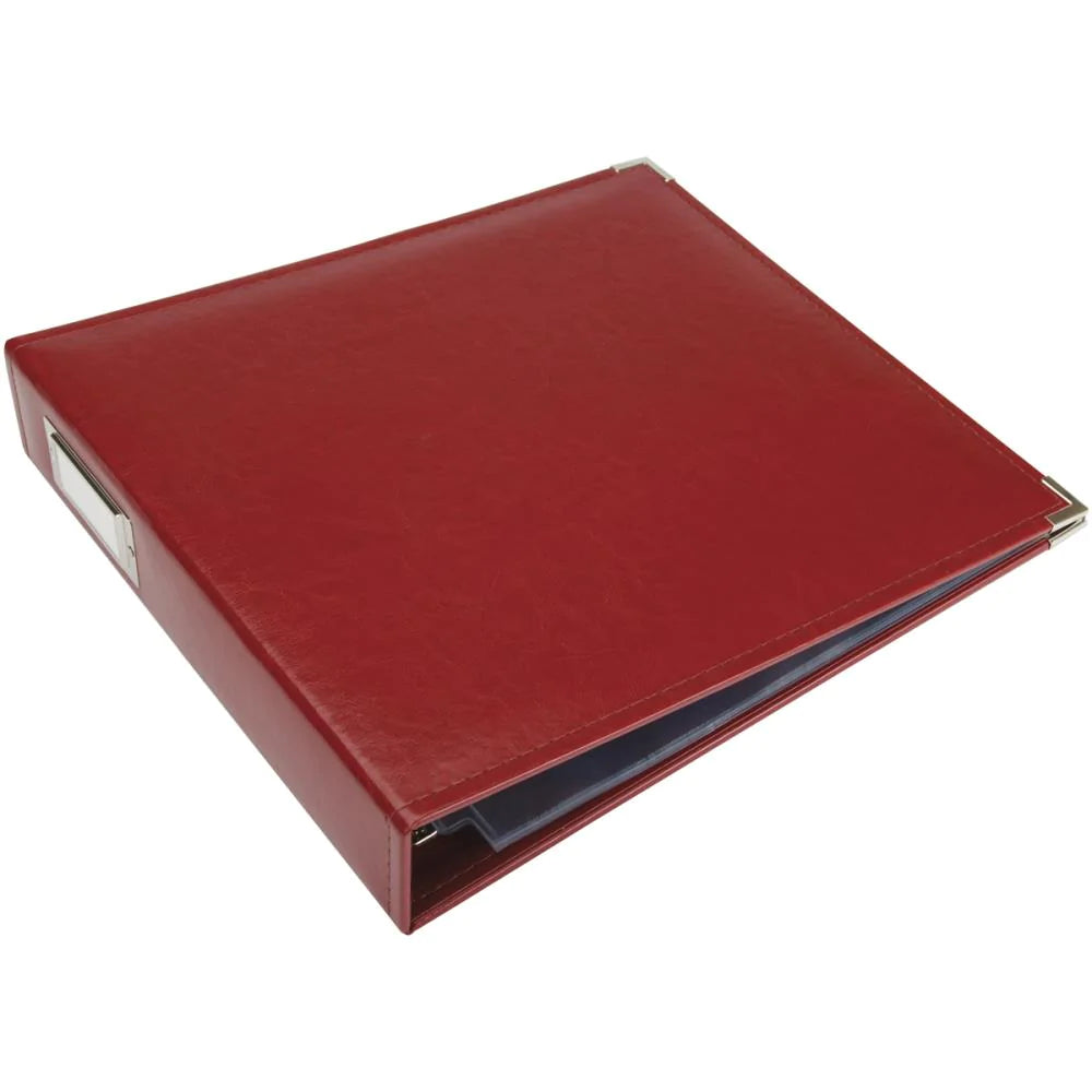 We R Memory Keepers - Classic Leather (Faux) Album 12x12" - Wine