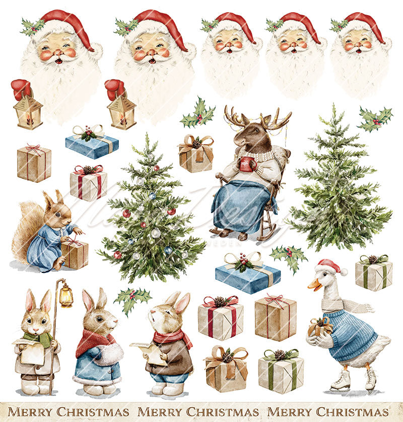 Maja Design - Christmas Wonderland - Collection Pack m/monochrome ark - 12 x 12"
