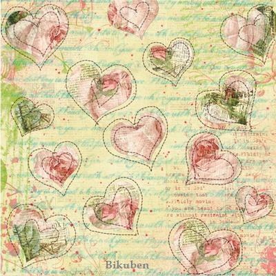 Prima: MULBERRIES HEART  -Sew Cute  12 x 12"