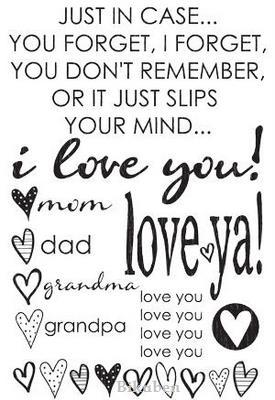 Daisy Bucket: LOVE YA - Rub Ons