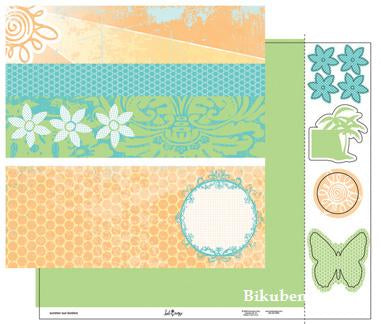 Heidi Swapp: Summer Sun Borders - Summer Sun Coll. 12 x12"