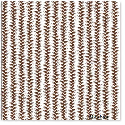 Hambly: Hanging Heliconias - Brown Overlay   12 x 12"