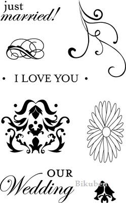 Making Memories: Wedding Mini Images Clear Stamps