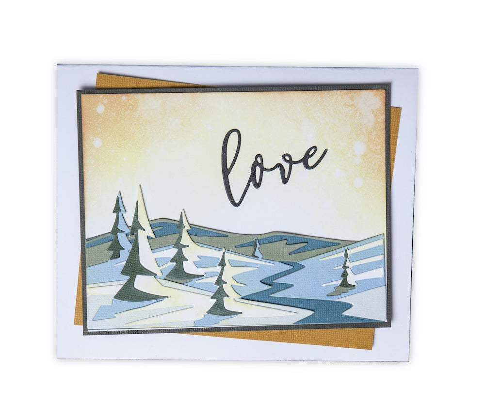 Sizzix - Tim Holtz Alterations - Thinlits - Colorize - Snowscape
