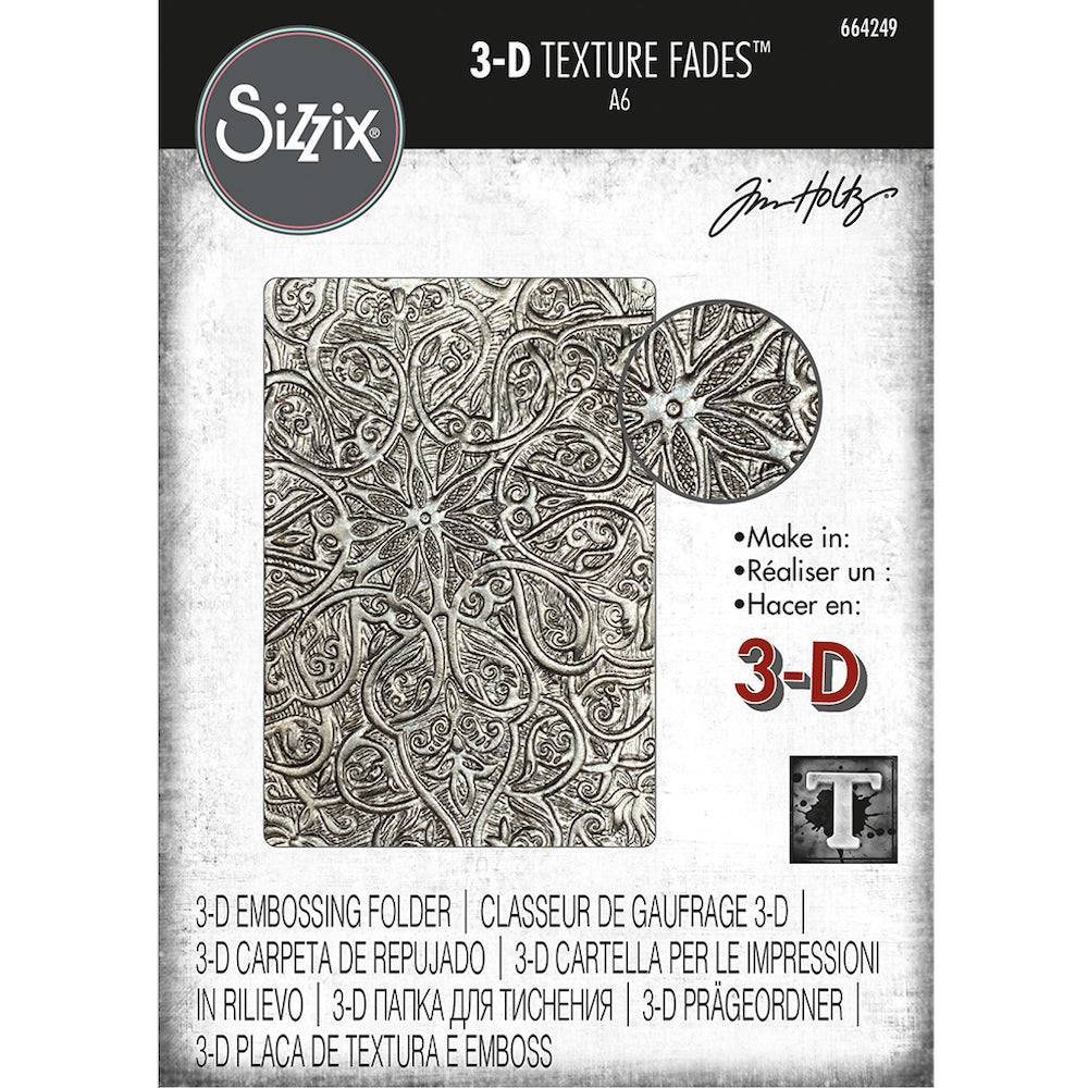 Sizzix - Tim Holtz - 3D Embossing Folder - Engraved Small
