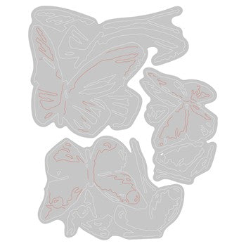 Sizzix - Tim Holtz Alterations - Thinlits Colorize - Brushstroke Butterflies