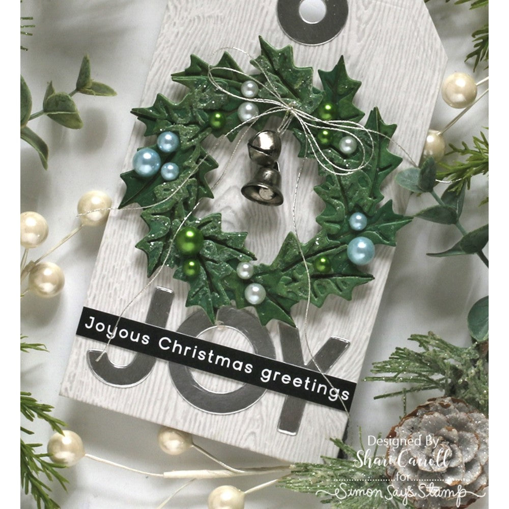 Tim Holtz - Holiday 2022 - Distress Woodgrain Cardstock - Light Grey