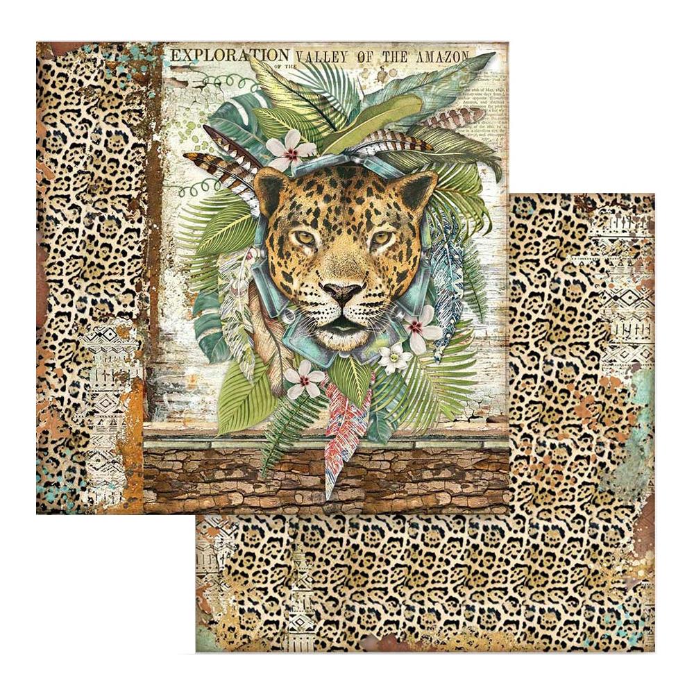 Stamperia - Amazonia - Paper Pack - 10 pk -    8 x 8"
