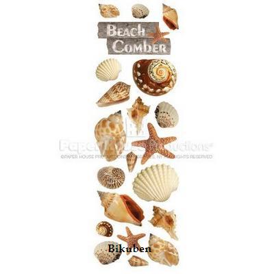 Paper House: BEACH COMBER Glitter Rub Ons