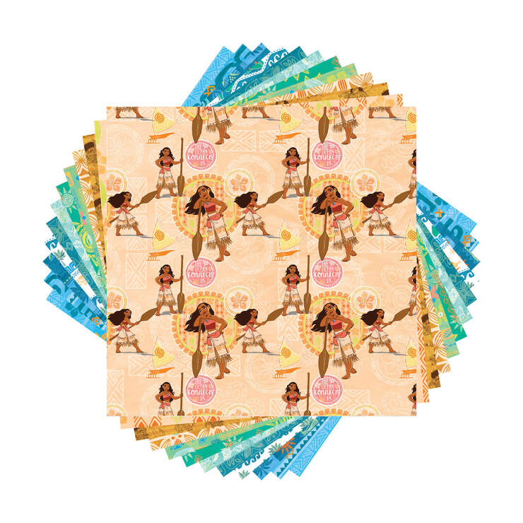 Disney - Deluxe Paper Pad - Moana  - Born to Voyage  - 12x12"