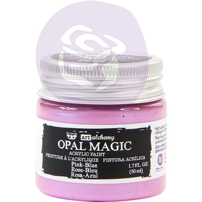 Prima - Art Alchemy by Finnabair - Acrylic Paints - Opal Magic - Pink-Blue