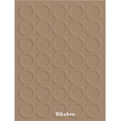 QK: RINGS Embossing Folder A2