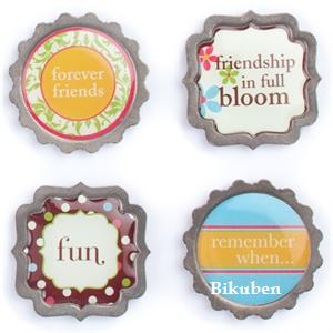 Making Memories:Large Metal Epoxy Shapes - FRIENDS