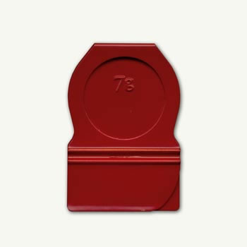 7 Gypsies Metal Index Tab Red Circle