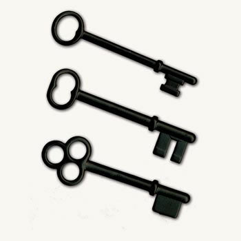 7 Gypsies 3 Key Set Black