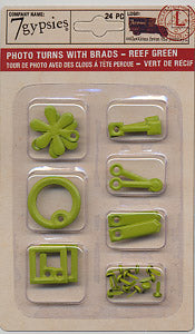 7 Gypsies Photo Turns With Brads Reef Green