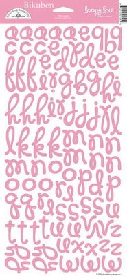 Doodlebug: Loopy Lou Cupcake - Alphabet Stickers