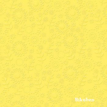 Bazzill: French Garden - Lemon Drop Embossed Kartong 12 x 12"