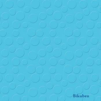 Bazzill: Polka Dot - Ocean Embossed Kartong 12 x 12"