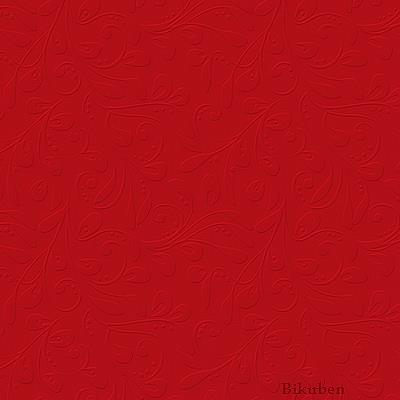 Bazzill: Vintage Vine - Ruby Slipper Embossed Kartong 12 x 12"
