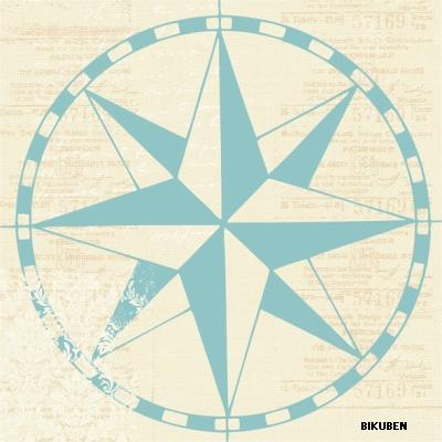 Little Yellow Bicycle: Traveler - Compass rose