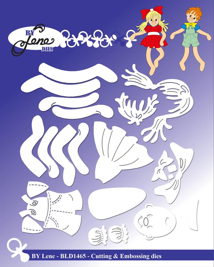 By Lene Design - Dies - Slask dolls