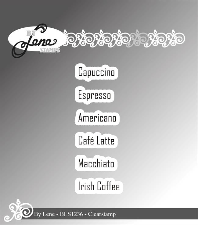 By Lene - Coffee - Clearstamp - BLS1236